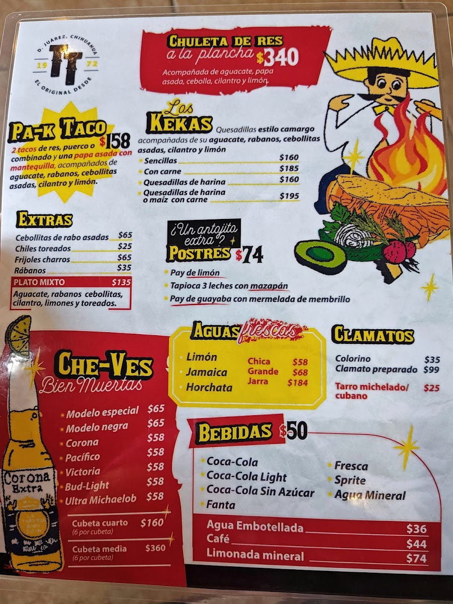 Tacos Tenampa Menu - Image 3