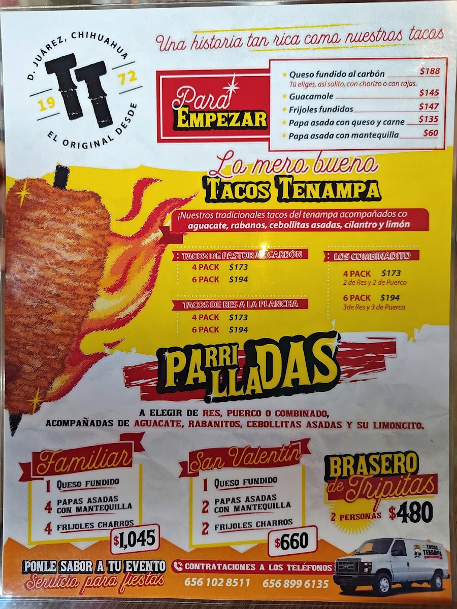 Tacos Tenampa Menu - Image 4